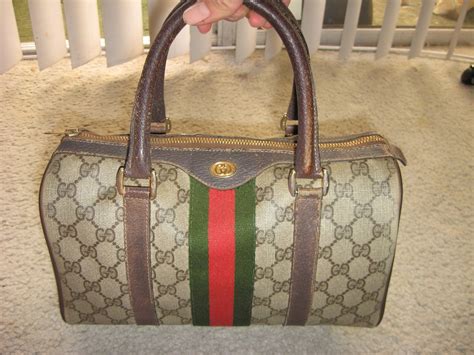 authentic vintage gucci purse|rare vintage Gucci leather purses.